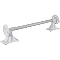 BWT Planenaufroller , weiß, B:420cm H:30cm L:25cm, Aluminium, Kunststoff, Winden, Planenaufroller