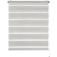 Schöner Wohnen Doppelrollo "Tilda", beige (hellbeige struktur), B:120cm H:150cm, Polyester, SCHÖNER WOHNEN-KOLLEKTION, Rollos, Doppelrollo, geklemmt, silberne oder weiße Rollo-Technik