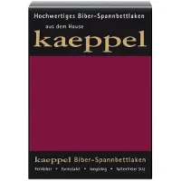 Kaeppel Spannbettlaken "Spannbettlaken Biber", rot (bordeaux), L:200cm, Biber, Obermaterial: 100% Baumwolle, Bettlaken, Spannbettlaken, 100% Baumwolle, kuschelig weich ideal für Winter