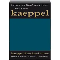 Kaeppel Spannbettlaken "Spannbettlaken Biber", grün (smaragd), L:200cm, Biber, Obermaterial: 100% Baumwolle, Bettlaken, Spannbettlaken, 100% Baumwolle, kuschelig weich ideal für Winter