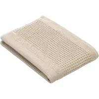 Vossen Badetuch "Senses", braun (tibet), B:67cm L:140cm, Waffelpiqué, Baumwolle, Handtücher, Badetuch, leichte Waffelstruktur