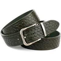 Anthoni Crown Ledergürtel , Damen, Gr. 105, grün, Rindsleder, Gürtel Ledergürtel