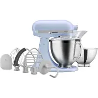 KitchenAid 5KSM195PSEOA, Standmixer, Blau, Edelstahl, Schlagen, Kneten, Mixen, 1,2 m, 4,7 l, Blue Salt