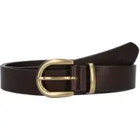 Levi's Ledergürtel "WOMEN'S PHOEBE BELT", Damen, Gr. 80, braun, Rindsleder, unifarben, Gürtel Ledergürtel