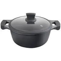 Metaltex X-Pert Antihaft Kochtopf 26 cm Induktion, stabiler Topf mit Deckel, PFO