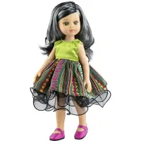 Paola Reina Puppe Vinyl Spielzeug Funky Kechu 32cm multikulturell