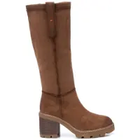 Refresh für Damen. 17212302-CAMEL Stiefel 172123 braun (39), 5 bis 8 cm, Reißverschluss, Lässig