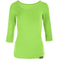 Winshape 3/4-Arm-Shirt "WS4", Damen, Gr. XL, grün (apfelgrün), 90% Baumwolle, 10% Elasthan, Rundhals, Shirts 3/4-Arm-Shirt