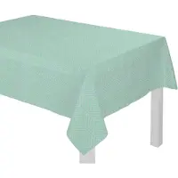 Adam Audio Tischdecke ADAM "Easy Diamond" Gr. 2, blau (hellblau), B:80cm L:80cm, Bio-Baumwolle, Tischdecken, Tischdecke, aus 100% Bio-Baumwolle