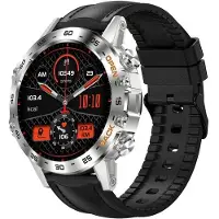 Gravity Herren Smartwatch GT9-6 Bluetooth Call Blutdruck Herzfrequenz SpO₂ Schlafmonitor Sportmodi IP67 Fitness Uhr