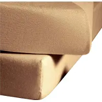 Fleuresse Betttuch "Colours", beige (sand), B:160cm L:260cm, Mako-Satin, Obermaterial: 100% Baumwolle, Bettlaken, Betttuch, offenes Bettlaken