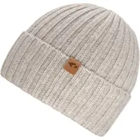 Chillouts Strickmütze "Darian Hat", Herren, grau (light grau), Feinstrick, Baumwollmischung, unifarben, Mützen Strickmütze, mit extra hohem Umschlag