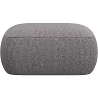 FLEXLUX Pouf "Torino, rund, bodennah, Sitzhocker, Polsterhocker", Modernes, organisches Hocker-Design, Kaltschaum, Wellenunterfederung