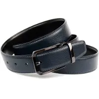 Anthoni Crown Ledergürtel , Herren, Gr. 105, schwarz, Rindsleder, unifarben, Gürtel Ledergürtel
