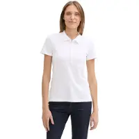 Tom Tailor Damen Piqueé Polo Shirt,20000 - White, XXL