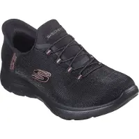 SKECHERS Slip-Ins: Summits - Classy Night Sportief - Zwart - Maat 36