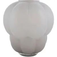 AYTM Vase Uva, Ø 32 cm, taubengrau, Glas, mundgeblasen