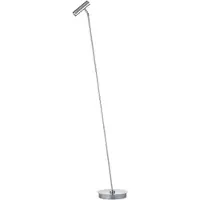 HELL LED-Stehleuchte Tom Pro, nickel matt, 1-flammig, CCT, Dimmer