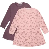 Minymo Sweatkleid - 2er-Pack - Misty Rose - - 2 Jahre (92) - Kleider