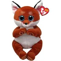 TY Beanie Babies Bellies Kuschelfuchs Weiß 24 cm
