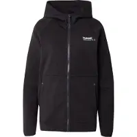 Hummel Fleece-Hoodie mit Kapuze Reißverschluss und Kängurutaschen Größe: