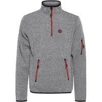 FQ1924 Sweatjacke "Sweatshirtpullover FQPontus", Herren, Gr. XXL, grau (asphalt), Obermaterial: 100% Polyester PES., Sweatjacken Sweatjacke