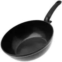 Fissler Ceratal Orbit Black/Aluminium-Wok (Ø 30 cm, 5,2 L) Keramik-Bratpfanne beschichtet antihaftend, hoher Rand, frei von PFAS/PTFE