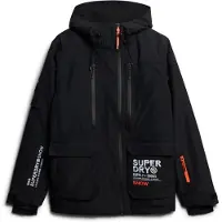 Superdry für Herren. MS110178A Skijacke Ultimate Rescue schwarz (M), Sportlich, Schnee, Recyceltes Polyester, Nachhaltig
