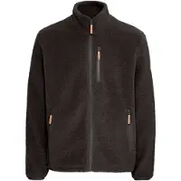 North Bend Fellimitatjacke "Fellimitatjacke NBSam M", Herren, Gr. XXL, schwarz, Obermaterial: 100% Polyester PES., Jacken Fellimitatjacke