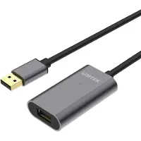 UNITEK Y-271, 5 m, USB A, USB A, USB 2.0, Grau