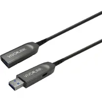 VivoLink PROUSB3AAF50, 50 m, USB A, USB A, USB 3.2 Gen 1 (3.1 Gen 1), Schwarz