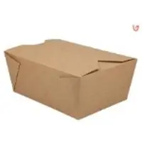 Multi Takeaway aeske Verive 140/160x195/220x90 mm 2700 ml brun kraft/PLA,180 stk/ps - (180 stk.)