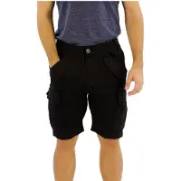 Alpha industries Shorts "Airman Short", Herren, Gr. 33, Normalgrößen, schwarz, Obermaterial: 98% Baumwolle, 2% Elastan. Futter: 100% Baumwolle, Hosen Shorts