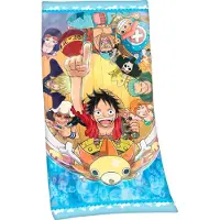 Herding Badetuch ONEPIECE "One Piece", bunt, B:75cm L:150cm, Velours, Obermaterial: 100% Baumwolle, Handtücher, Badetuch, hochfarbig bedruckt