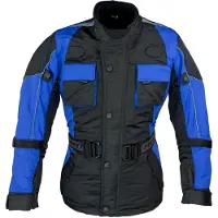 Roleff Motorradjacke "Kids" geeignet für Kinder, mit Sicherheitsstreifen