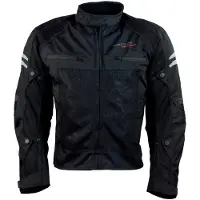 Roleff RO614 Mesh Motorradjacke – Helle, Atmungsaktive Jacke mit Klimamembrane Größe: S,