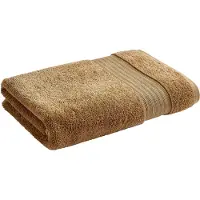 Christy Badetücher "Organic", braun (caramel), B:70cm L:125cm, Walkfrottier, Obermaterial: 100% Baumwolle, Handtücher, Badetücher, Luxus Handtuch 550g/m2 - 100% Bio-Baumwolle, 70 x 125, 1 St.
