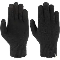 Barts Handschuhe Unisex Fine Knitted Touch Gloves Black-L / XL
