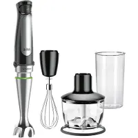 Braun MQ 7035X, Pürierstab, 0,6 l, 1,2 m, 1000 W, Schwarz, Satinierter Stahl