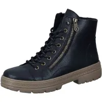 Rieker Damen Schnürstiefeletten Schwarz Synthetik Größe: 36