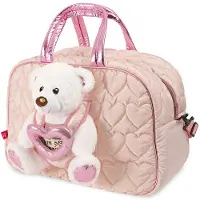 Perletti Rosa Sporttasche mit Eisbär Toys, 13088
