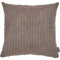 Done. Dekokissen DONE. "Zoom", braun (chocolate), B:60cm L:60cm, Obermaterial: 92% Polyester, 8% Nylon, Dekokissen_Sitzkissen_Kissenhüllen, Dekokissen, Kissenhülle aus modernem Cordstoff, Topseller