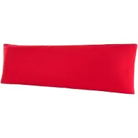 Bellana Kissenbezug "Mako-Jersey", rot (rubin), B:40cm L:140cm, Jersey, Obermaterial: 100% Baumwolle, Kissenbezüge, Kissenbezug, für Seitenschläferkissen