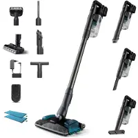 Philips Nass-Trocken-Sauger "XC8055/01 Aqua Plus 8000 Series „Alleskönner“", blau (dunkelpetrol), Mehrzwecksauger, mit bis zu 80 Minuten Laufzeit und adaptiver Saug- und Wischdüse, Nass-Trocken-Sauger