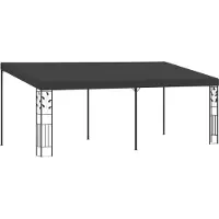 The Living Store Wand-Pavillon 6x3x,5 m Anthrazit