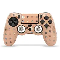 Fr-Tec Monster Hunter Combo-symbole Gehäuse Und Griffe Für Ps4-controller Golden Golden One Size