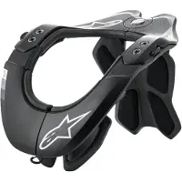 Alpinestars BNS Tech-2 Nacken Schwarz Cool Grau Größe XS-M
