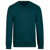 Trigema Sweatshirt "Sweatshirt", Damen, Gr. M, blau (saphir), Sweatware, 70% Baumwolle, 30% Polyester, Basic, lang, Rundhals, Sweatshirts Sweatshirt