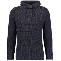 Ragman Rollkragenpullover , Herren, Gr. 54, braun, Strick, 100% Baumwolle, ohne Ausschnitt, Pullover Rollkragenpullover