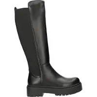 La strada Damen under the knee Stiefel Schwarz Reißverschluss Größe: 41